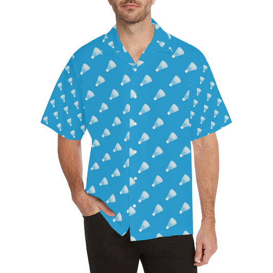 Badminton Ball Pattern Print Design 08 Men's Hawaiian Shirt