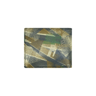 Military Camouflage Pattern Print Design 01 Men's ID Card Wallet