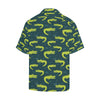 Alligator Pattern Print Design 03 Men's Hawaiian Shirt