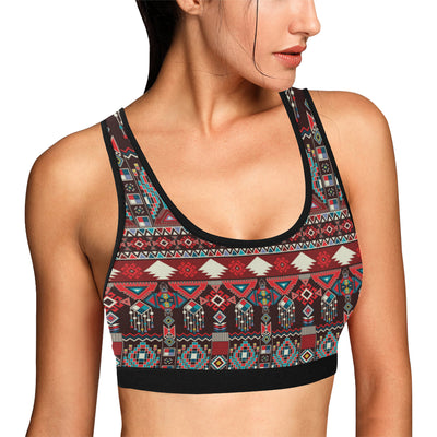 Tribal Aztec Indians native american Sports Bra