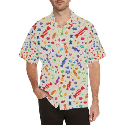 Candy Pattern Print Design 04 Men's Hawaiian Shirt