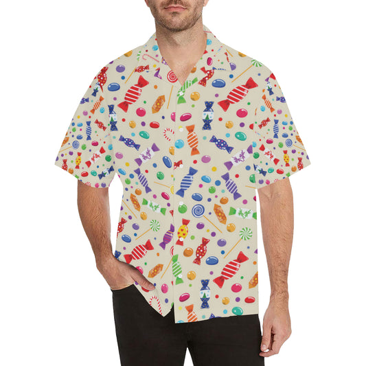 Candy Pattern Print Design 04 Men's Hawaiian Shirt