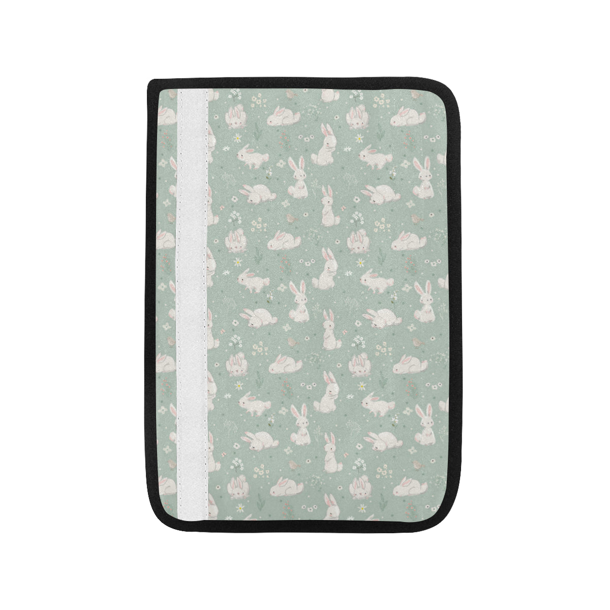 Bunny Pattern Print Design 03 Car Seat Belt Cover