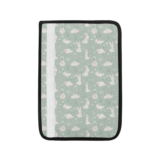 Bunny Pattern Print Design 03 Car Seat Belt Cover