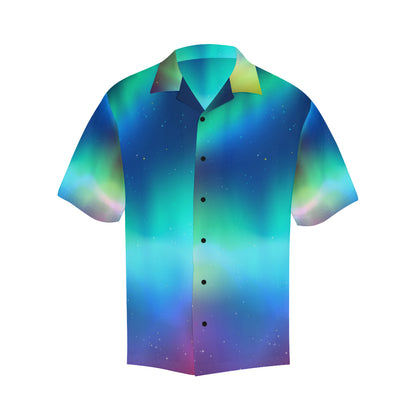 Aurora Borealis Pattern Print Design 02 Men's Hawaiian Shirt