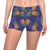 Pineapple Pattern Print Design PP02 Yoga Shorts