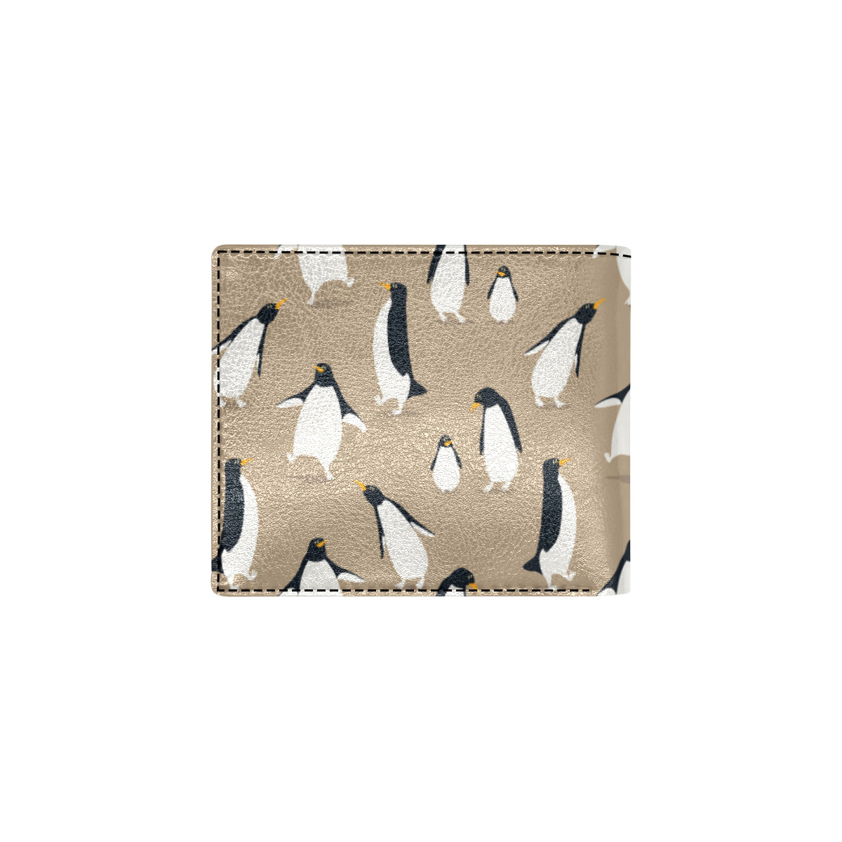 Penguin Pattern Print Design A01 Men's ID Card Wallet