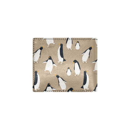 Penguin Pattern Print Design A01 Men's ID Card Wallet