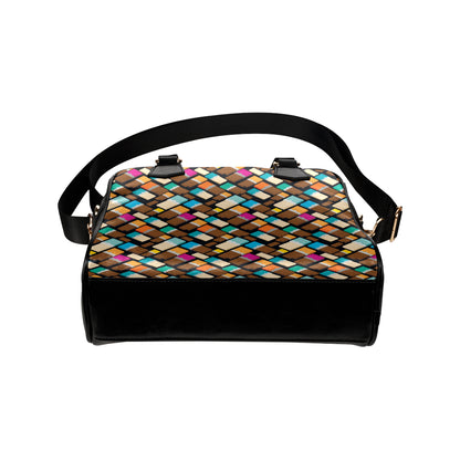 Chocolate Pattern Print Design 02 Shoulder Handbag
