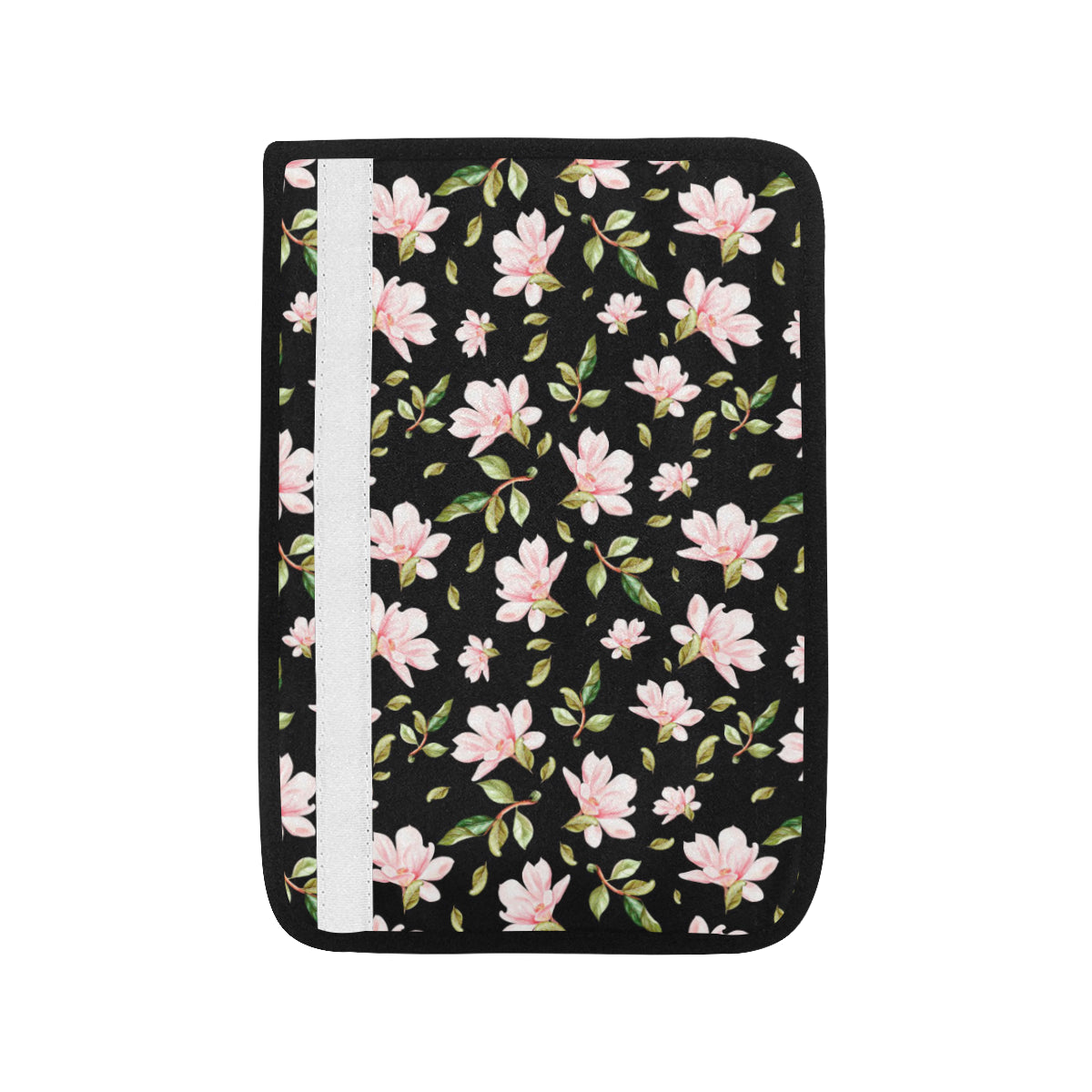 Magnolia Pattern Print Design MAG01 Car Seat Belt Cover