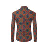 Bohemian Mandala Style Print Men's Long Sleeve Shirt