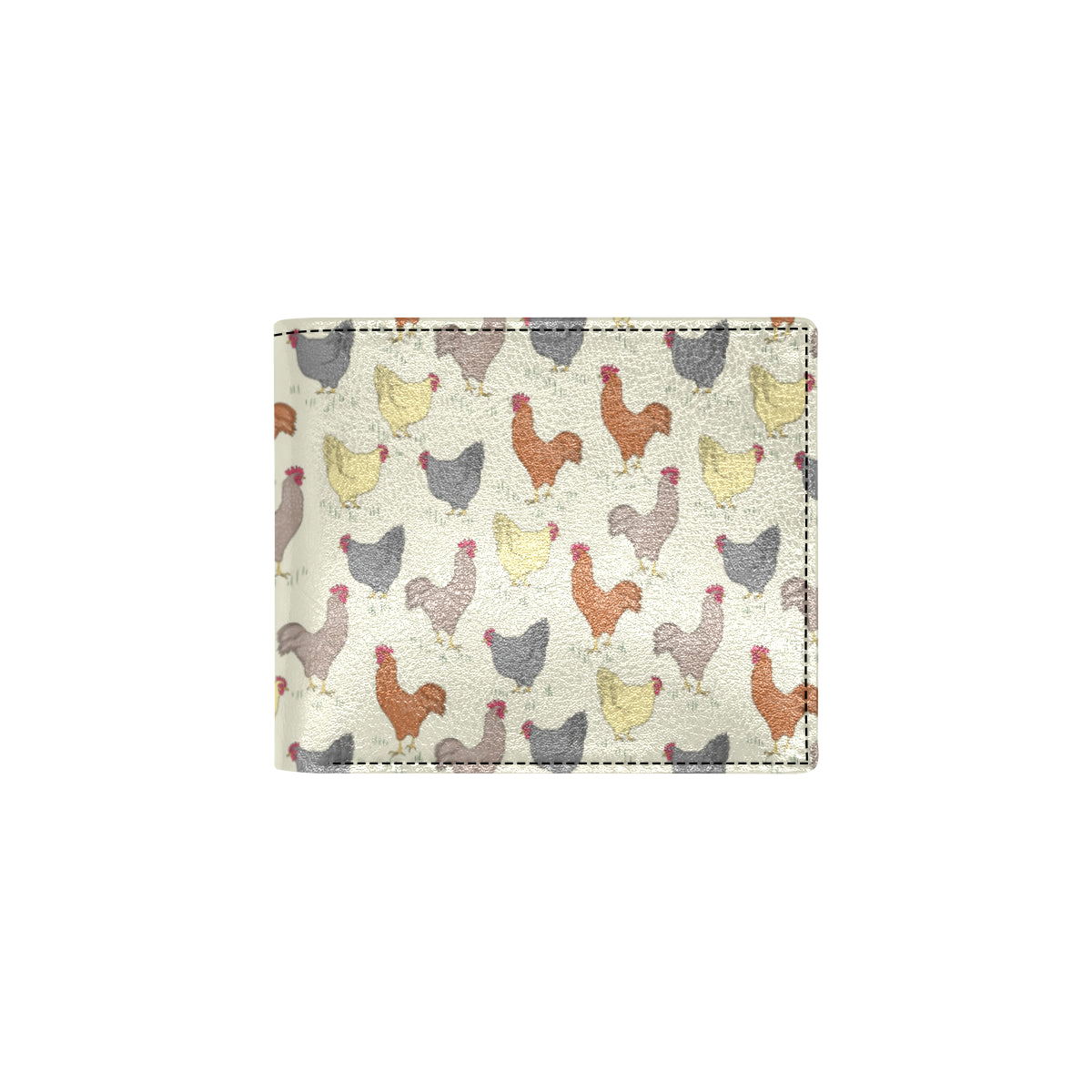 Chicken Pattern Print Design 05 Men's ID Card Wallet