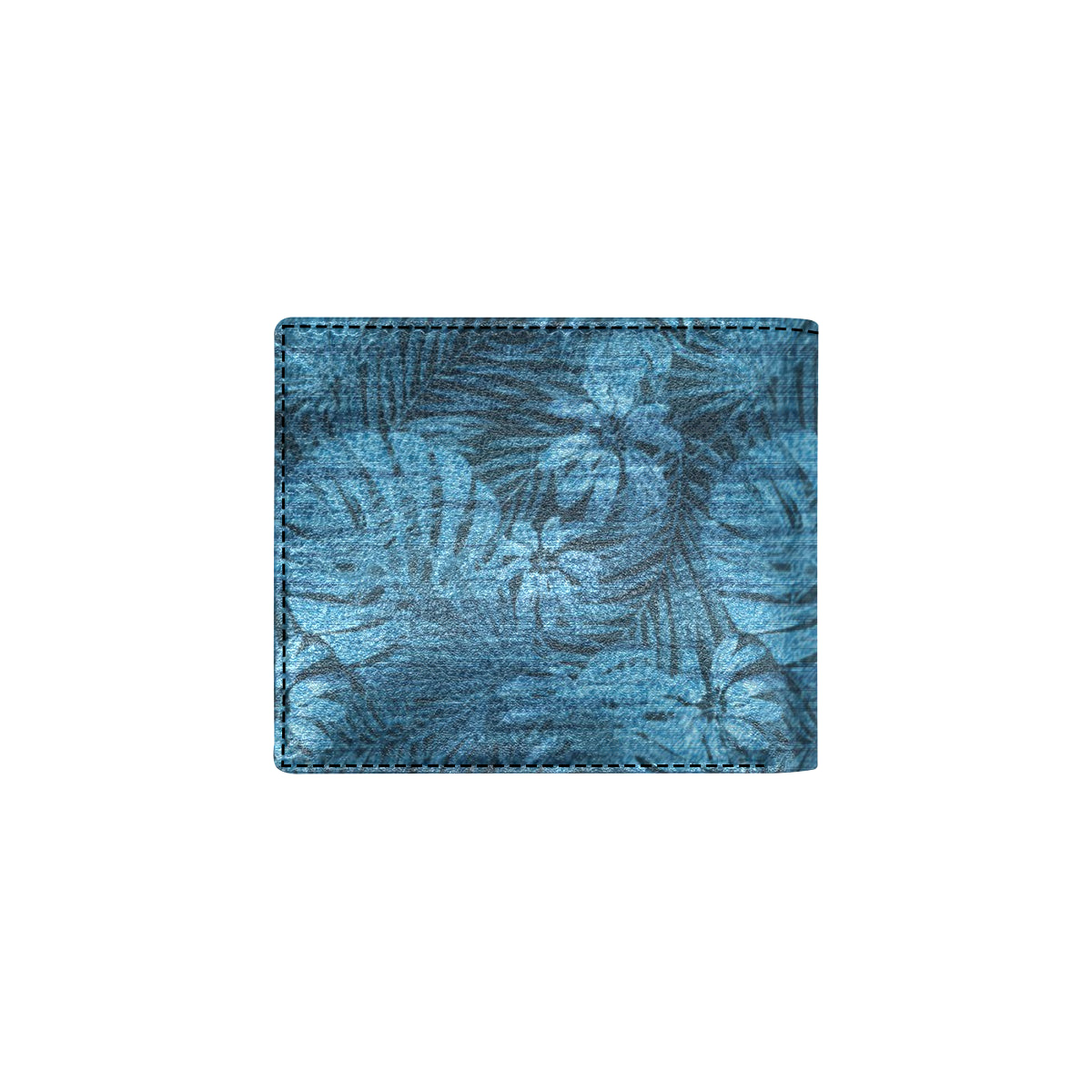 Jean Tropical Pattern Print Design 04 Men's ID Card Wallet
