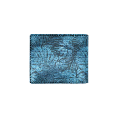 Jean Tropical Pattern Print Design 04 Men's ID Card Wallet