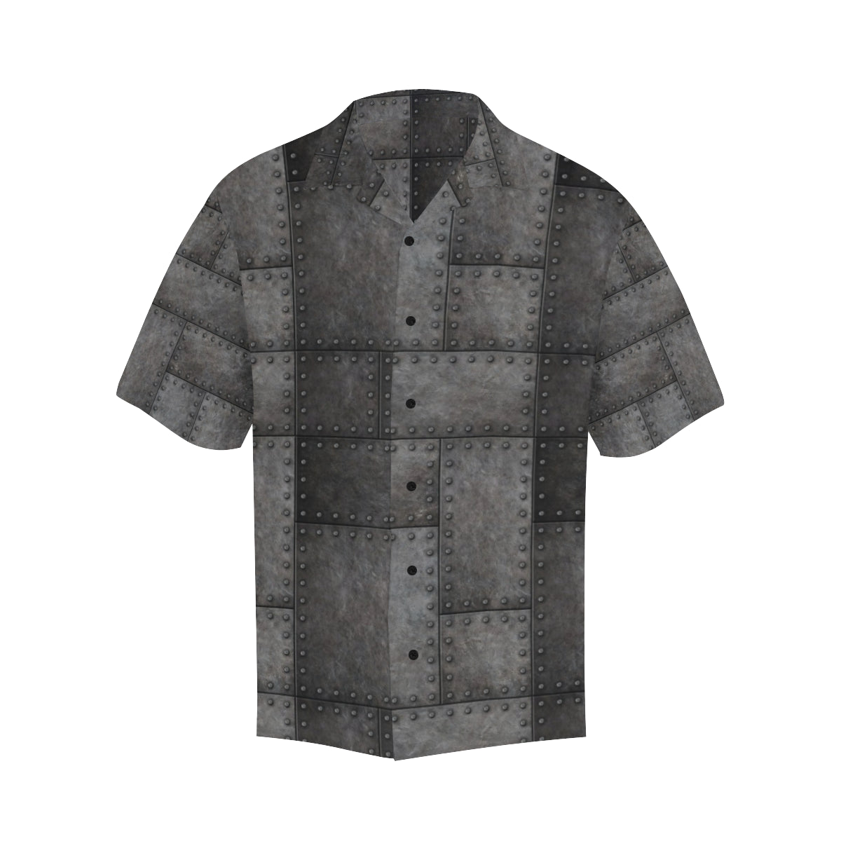 Armor Pattern Print Design 02 Men's Hawaiian Shirt