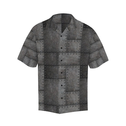 Armor Pattern Print Design 02 Men's Hawaiian Shirt