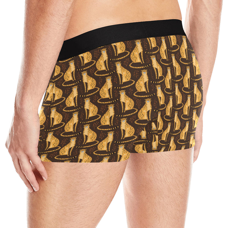 Cheetah Pattern Print Design 03 Men's Boxer Briefs