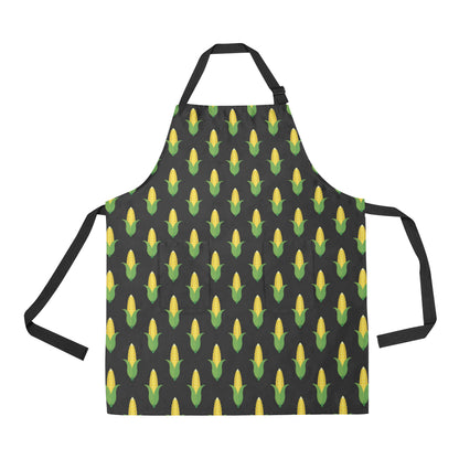 Corn Pattern Print Design 05 Apron with Pocket