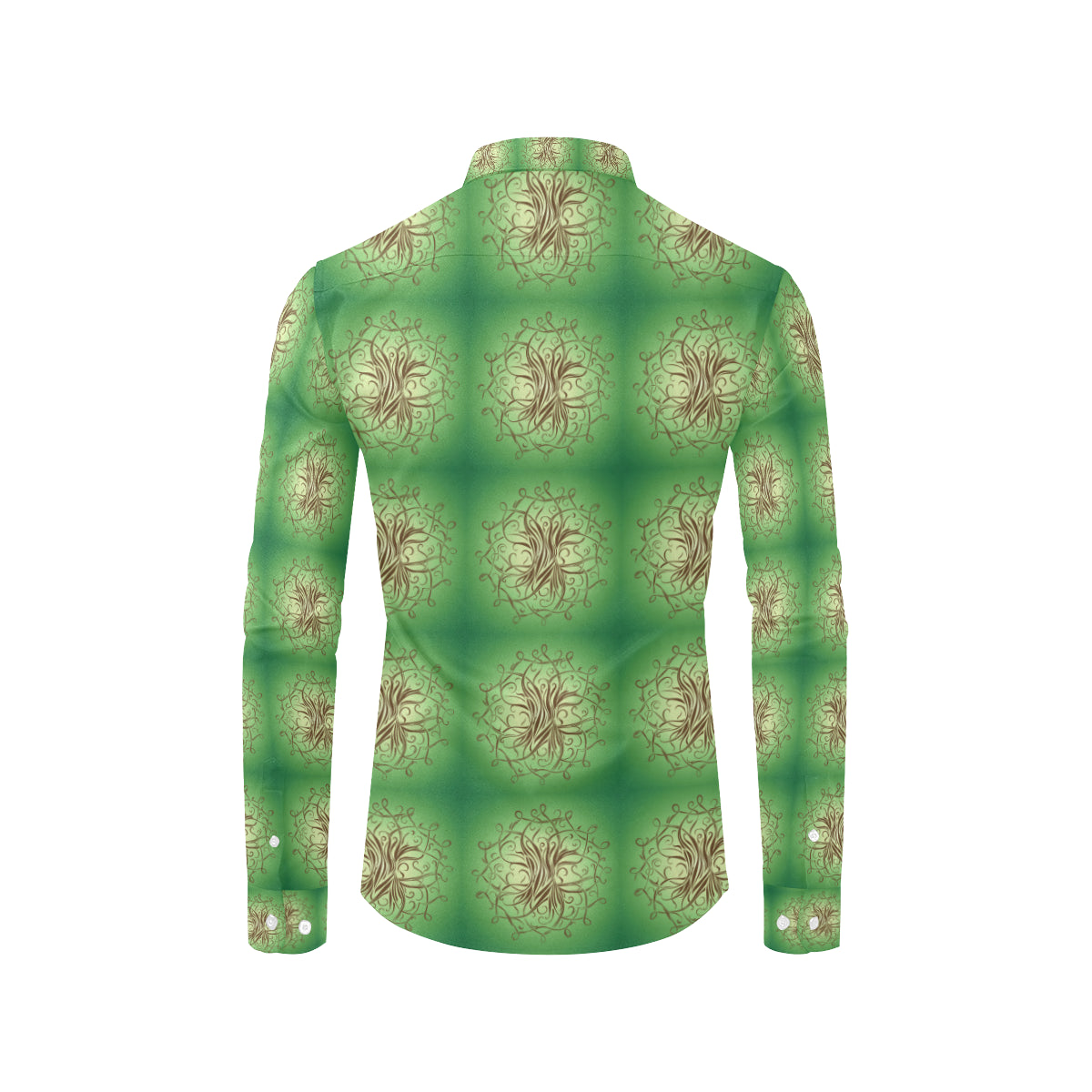 Celtic Pattern Print Design 05 Men's Long Sleeve Shirt