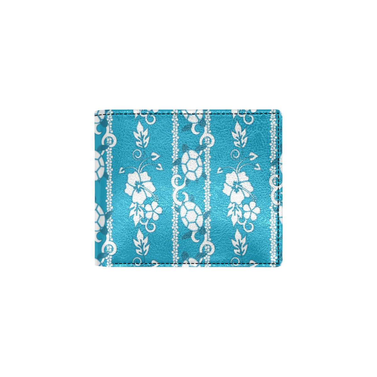 Hawaiian Themed Pattern Print Design H025 Men's ID Card Wallet