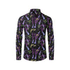 Lavender Pattern Print Design LV07 Men's Long Sleeve Shirt