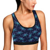 Dragonfly Hand Drawn Style Print Sports Bra