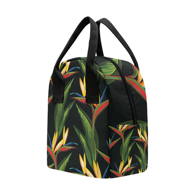 Bird Of Paradise Pattern Print Design BOP012 Insulated Lunch Bag