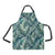 Sun Spot Tropical Palm Leaves Apron with Pocket