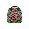 Pink Red Hibiscus Pattern Print Design HB023 Insulated Lunch Bag