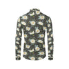 Daisy Pattern Print Design DS08 Men's Long Sleeve Shirt