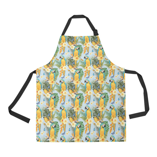 Parrot Pattern Print Design A04 Apron with Pocket