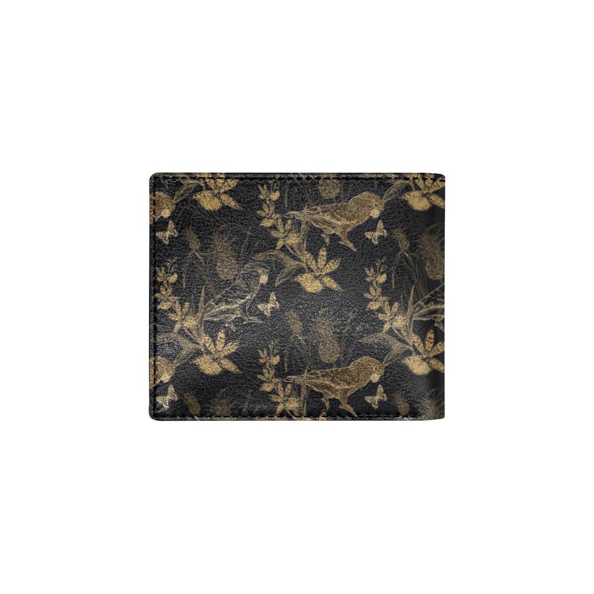 Parakeet Pattern Print Design A05 Men's ID Card Wallet