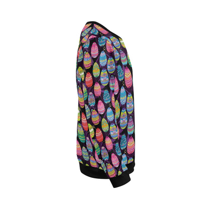 Easter Eggs Pattern Print Design RB08 Men Long Sleeve Sweatshirt
