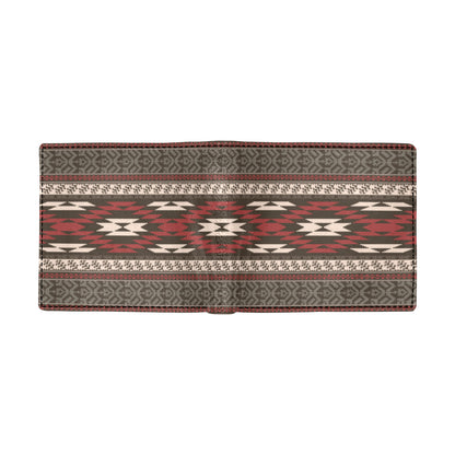 Native Pattern Print Design A03 Men's ID Card Wallet