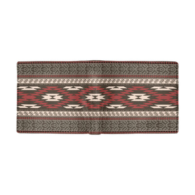 Native Pattern Print Design A03 Men's ID Card Wallet