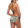 Tropical Flower Palm Leaves Bikini