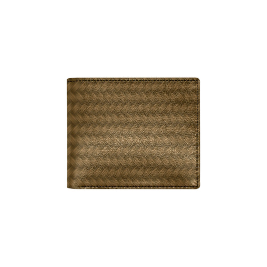 Cable Knit Pattern Print Design 02 Men's ID Card Wallet