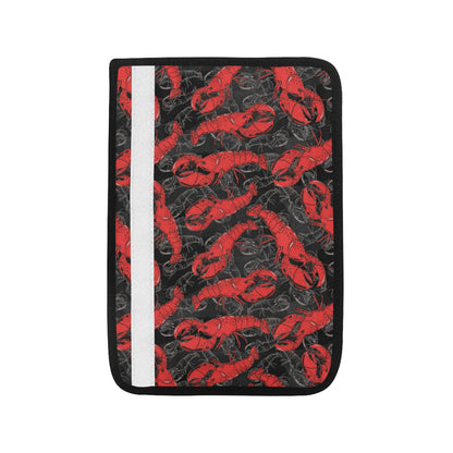 Lobster Pattern Print Design 04 Car Seat Belt Cover
