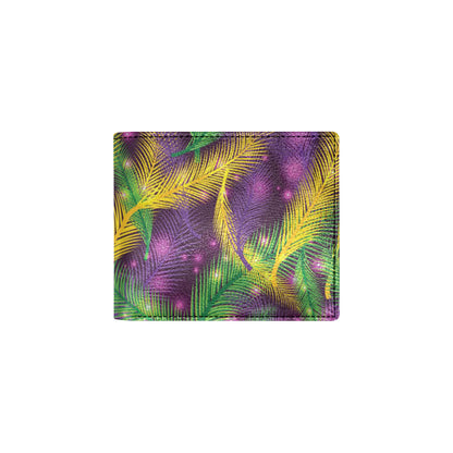 Mardi Gras Pattern Print Design 09 Men's ID Card Wallet