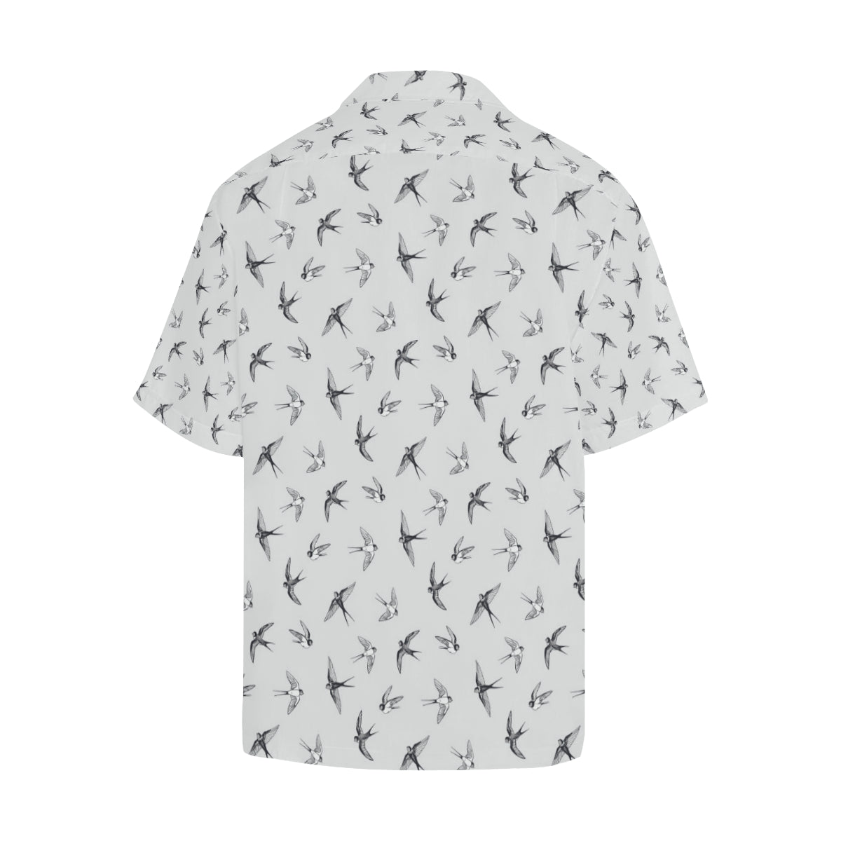 Swallow Bird Pattern Print Design 04 Men's Hawaiian Shirt