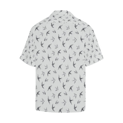 Swallow Bird Pattern Print Design 04 Men's Hawaiian Shirt