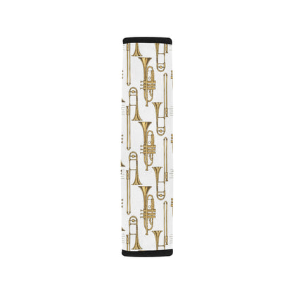 Trombone Pattern Print Design 04 Car Seat Belt Cover