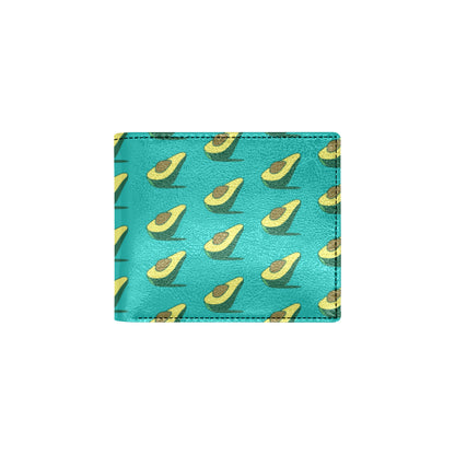 Avocado Pattern Print Design 03 Men's ID Card Wallet