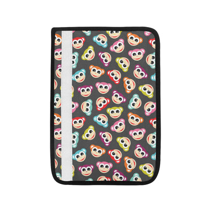 Monkey Head Design Themed Print Car Seat Belt Cover