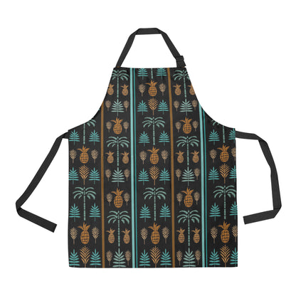 Hawaiian Themed Pattern Print Design H023 Apron with Pocket