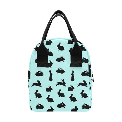 Rabbit Pattern Print Design RB010 Insulated Lunch Bag