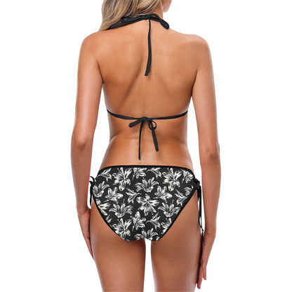 Amaryllis Pattern Print Design AL04 Bikini
