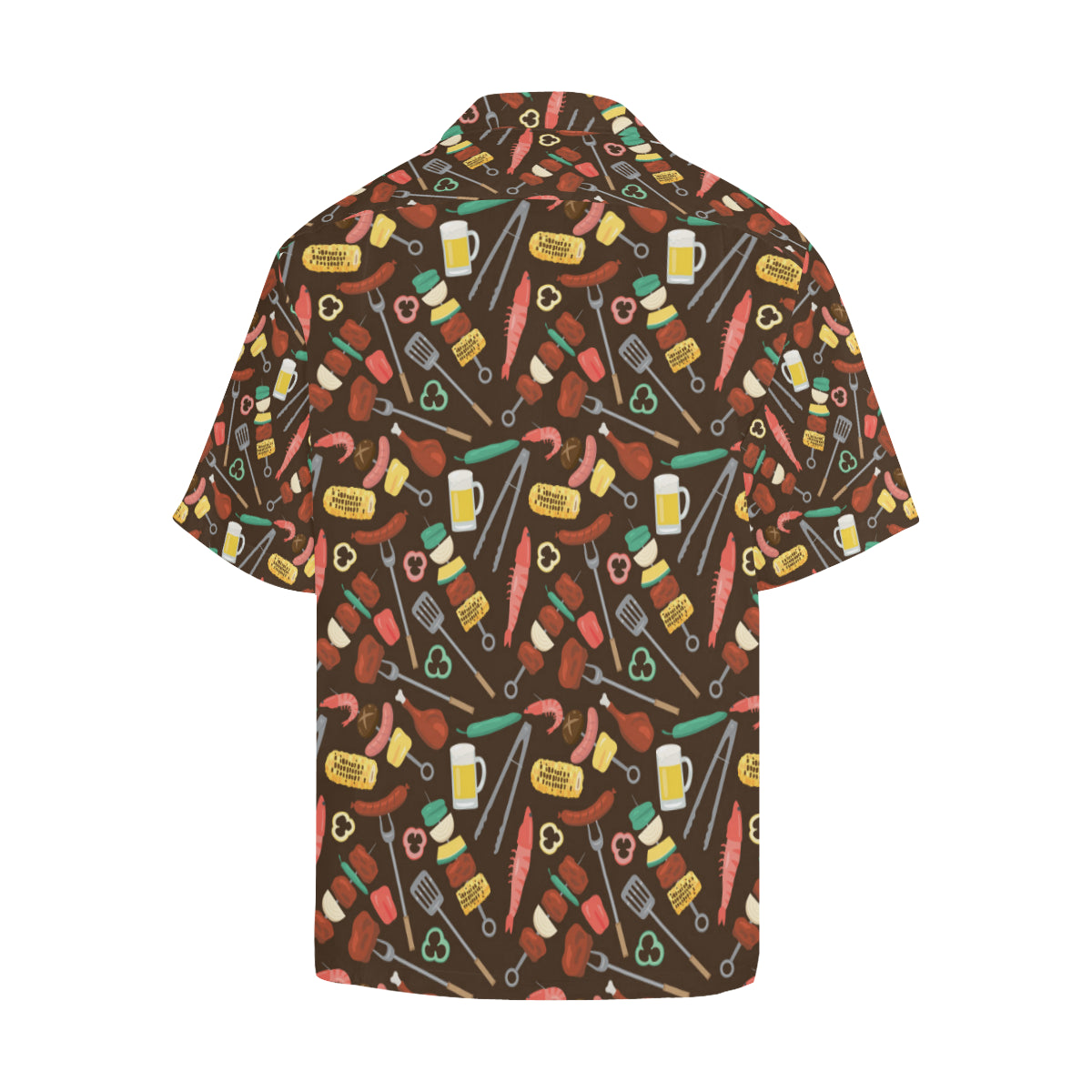 Barbecue Pattern Print Design 05 Men's Hawaiian Shirt