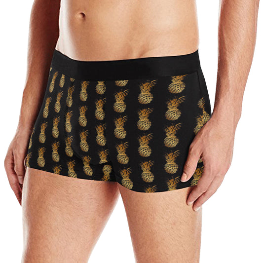 Pineapple Pattern Print Design A02 Men's Boxer Briefs