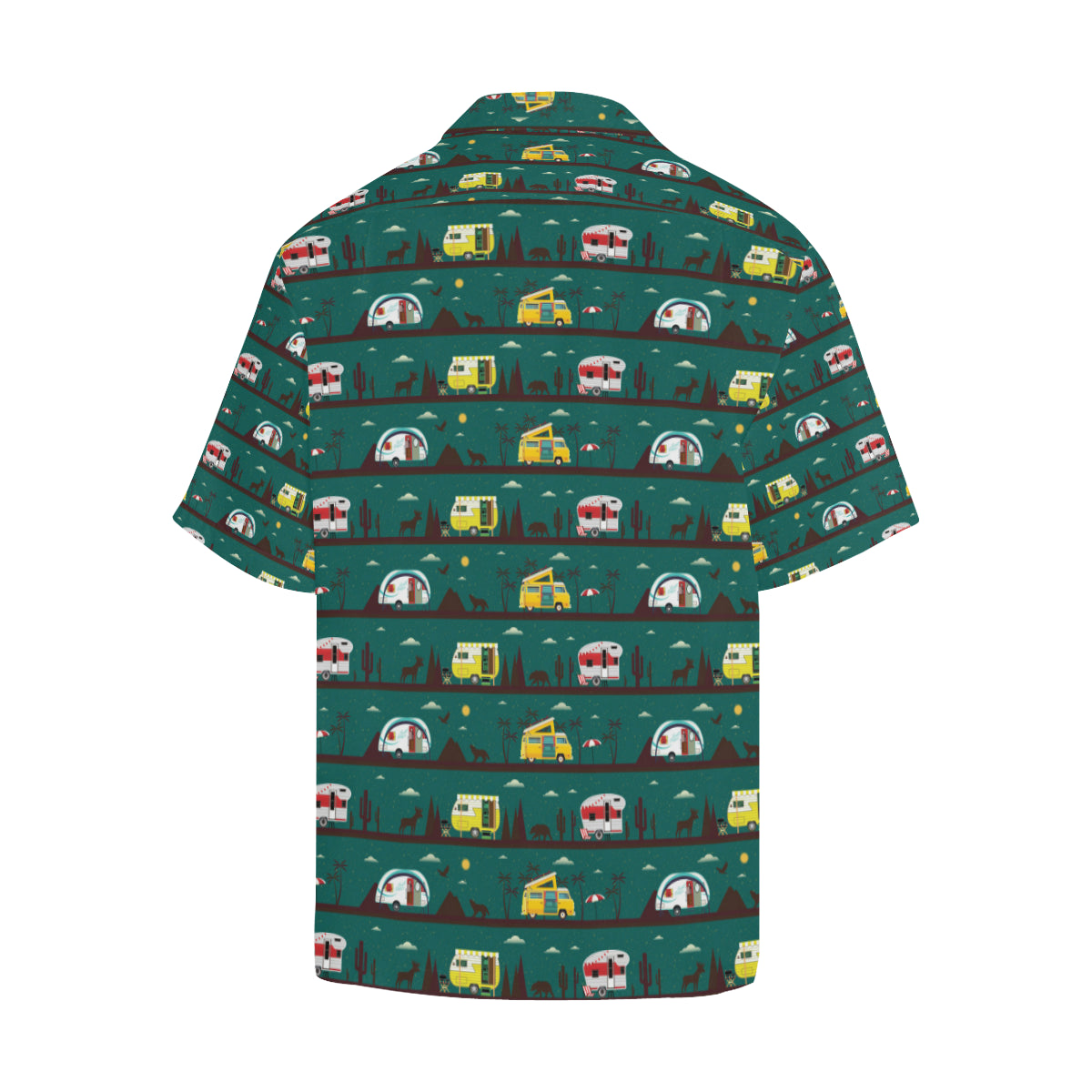Camper Pattern Print Design 05 Men's Hawaiian Shirt